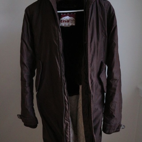 Aritzia Brown The Summit Parka Jacket - Picture 1 of 2
